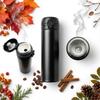 THERMAL TRAVEL MUG STEEL 450 Ml FOR COFFEE TEA WATER