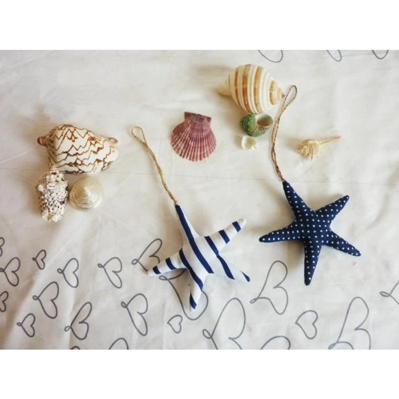 Marine Theme Starfish Fabric DIY Crafts Accessories Hangings Hand Made Craft Pastoral Style Home Decoration