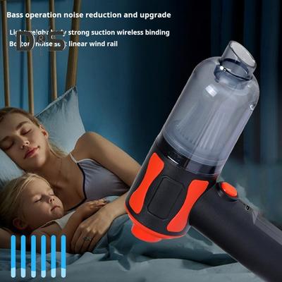 Cordless Vacuum Cleaner Powerful Suction Low Noise USB Rechargeable Car Vacuum Cleaner Pet Hair Dust Remover