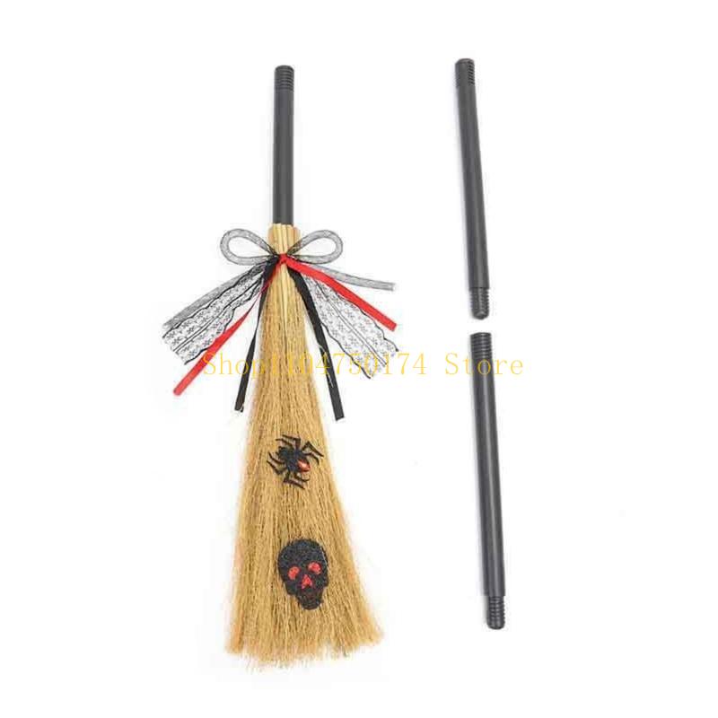 Multifunction Halloween Witch Broomstiscks Household Decorative Ornament Top Sale