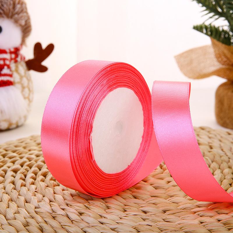 2.5Cm Polyester Webbing, Cake Gift Packaging Bouquet Material Fruit Ribbon Ribbon