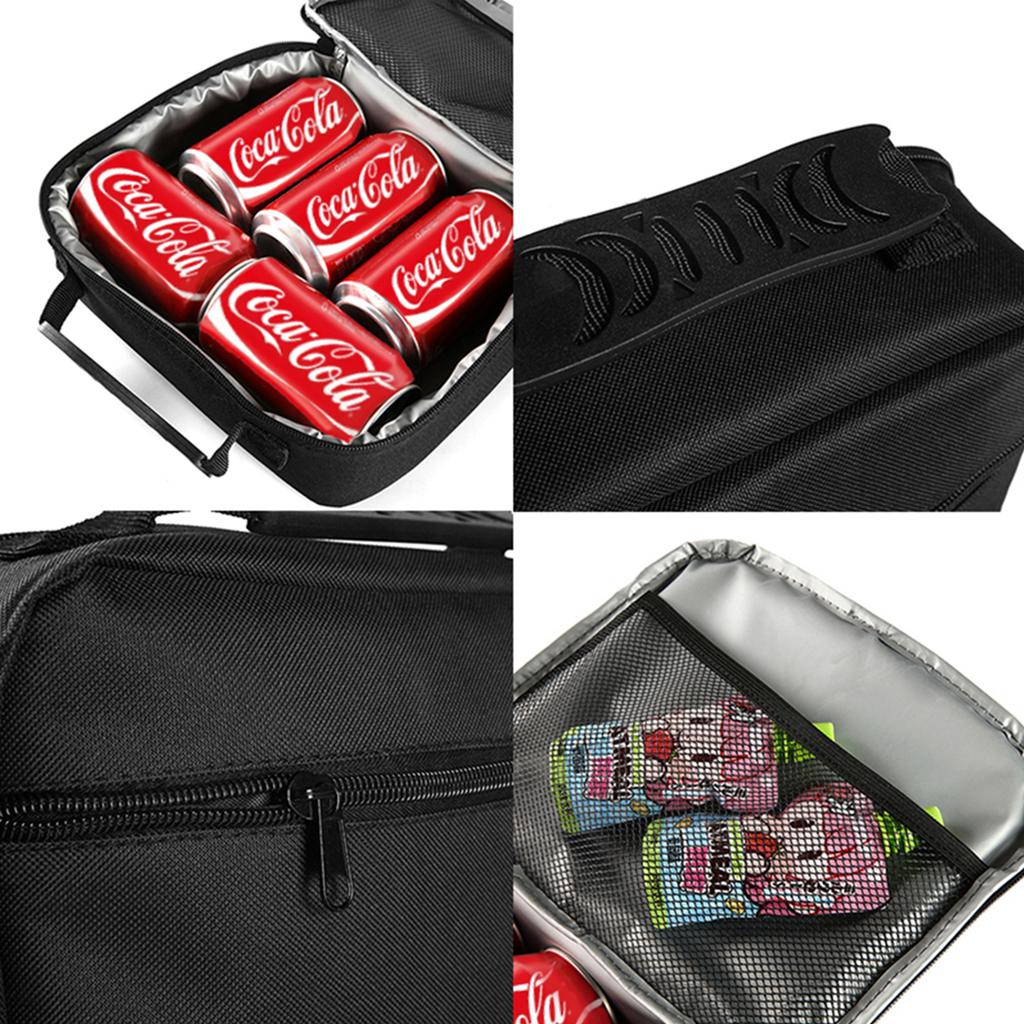Burning Truck Pattern Handheld Lunch Bag for Boy and Girls Best Gifts 2D Cartoon School Bento Outdoor Picnic Bag for Children