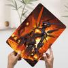 Fiery Robot With Wings Metal Poster Customized Wall Art Retro Vintage Tinplate Signs for Gamer Room Decoration At Home Man Cave