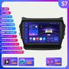 Carplay 4G-LTE 2 Din Android 12 Autorádio Multimediální video přehrávač pro Hyundai Santa Fe 3 2013-2017 IX45 Navigace GPS Stereo BT inteligentní obrazovka