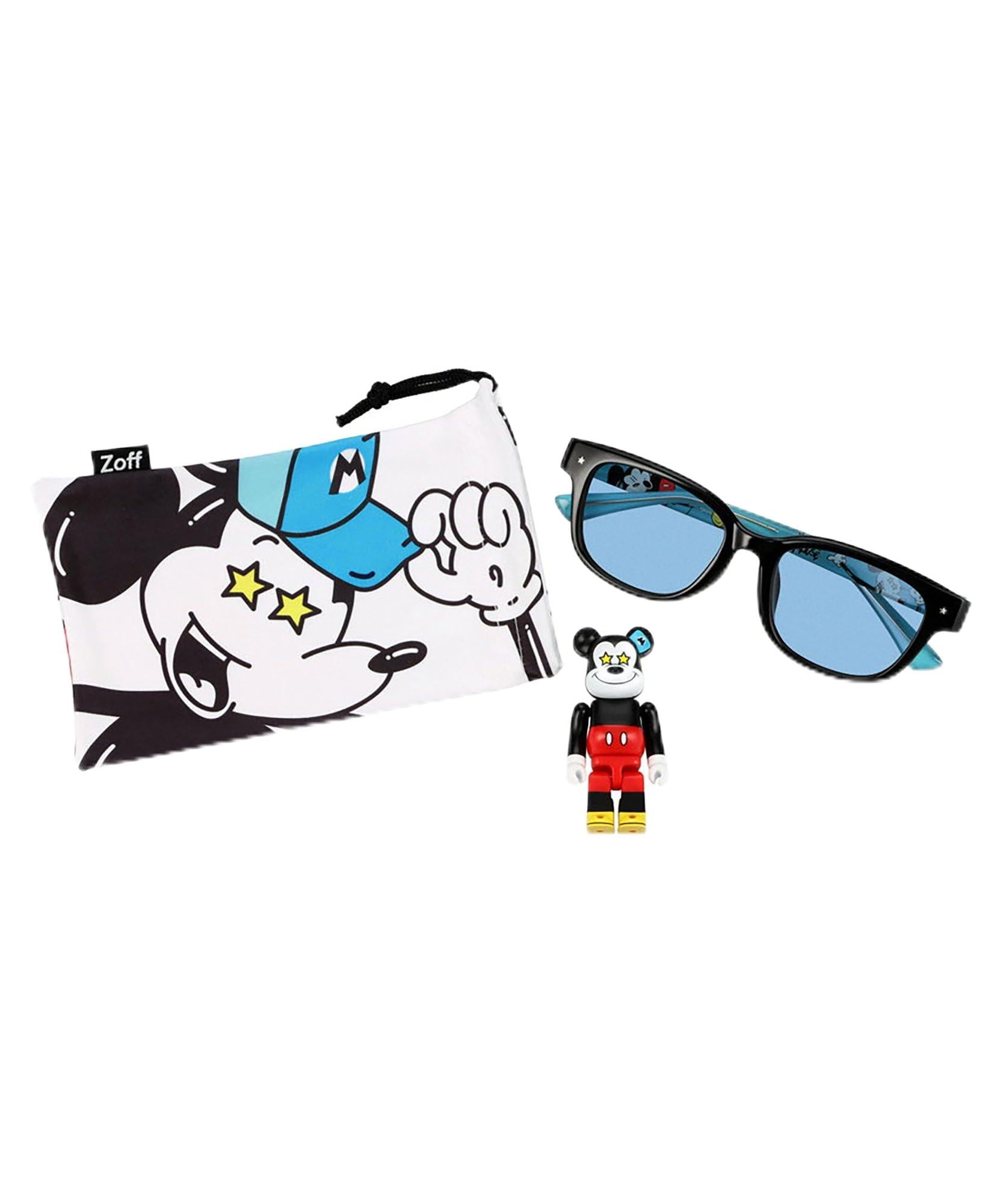 

DISNEY Мышь солнцезащитные очки фигурка Bearbrick защита от УФ-лучей защита от УФ-лучей Унисекс [Zoff] BE@RBRICK (Модель Микки) в Веллингтонском стиле (оригинальный набор) (черный)