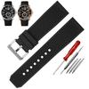 High Quality Rubber Watchband Cartier CALIBRE London Tank W7100056 W7100055 WGCA0010 WSCA0006 WSCA Citizen Watch Strap 23mm