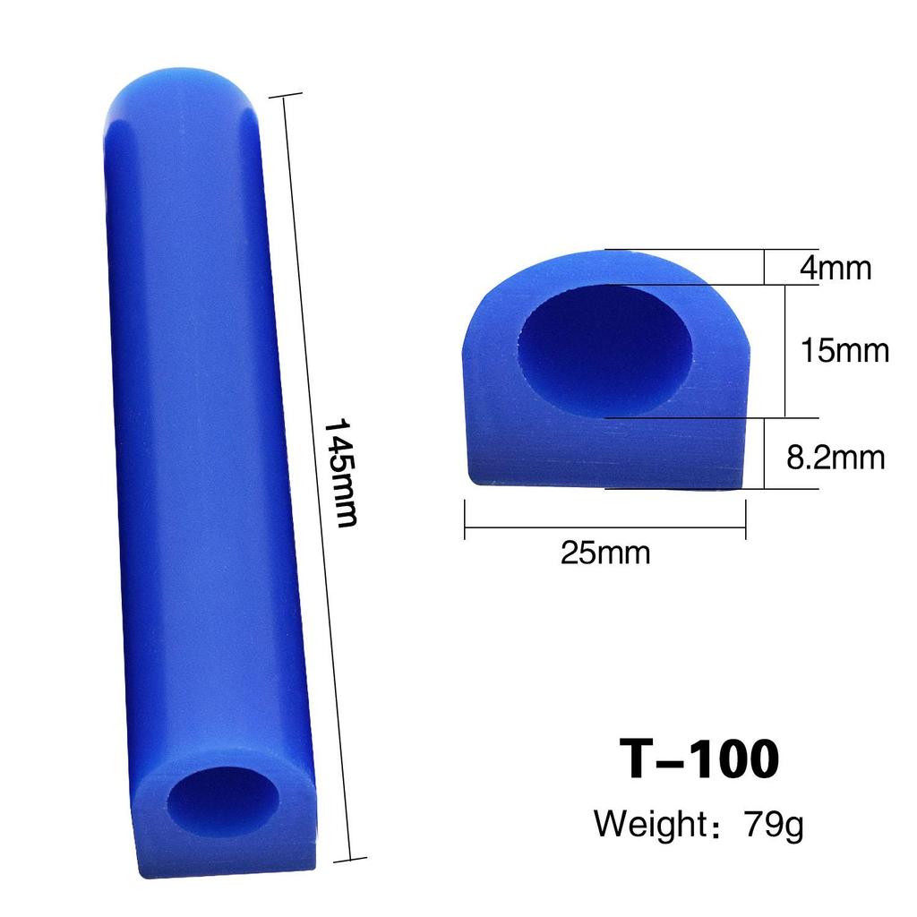 Carving Wax Ring Tube for Making Rings Mold Hard Wax Blank Large Flat Side Tube Blue Color