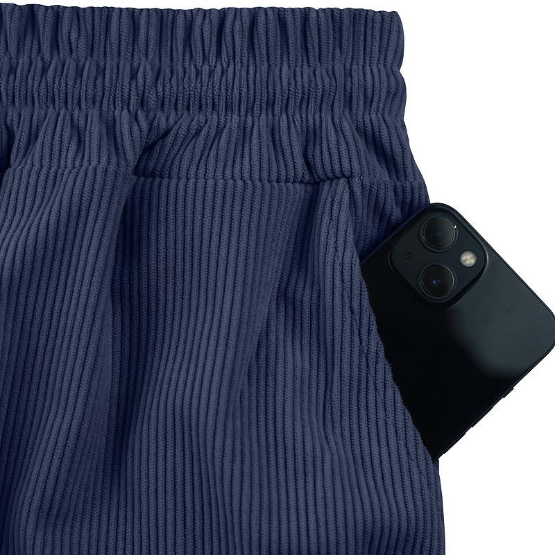 Europäisch-Amerikanische Herren Retro Cord Kordelzug Shorts - Sommer Lässig Sport Style