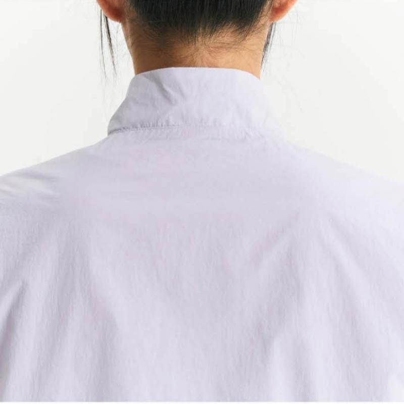 New Balance Jacket Rqk Nbnme2w412 70 Women Lightweight Semi Crop Stand Neck Wovenza