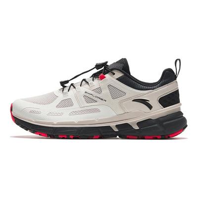 Jumping Ridge Comfortable Versatile Durable Breathable Low-Top Running Shoes Men Sneakers White Black 112418860S-1