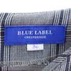 BLUE LABEL CRESTBRIDGE Sanyo Shokai Check Pattern 7 Minutes Sleeve One Piece Women Used