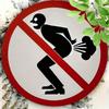 1pc Retro No Running Metal Sign Vintage Round Wall Decor Heavy Duty Flat Tin Art Durable Gift
