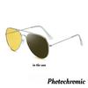 Lunettes de soleil mode homme et femme Nouvelle Jour et Nuit Lentilles Photochromiques Extérieures Lunettes de Soleil Vision Nocturne Lunettes Tendance Mode