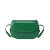 Retro Saddle Bag Single-shoulder Crossbody Bag Fashionable Simple and Artistic Hard-shell Bag for Ladies