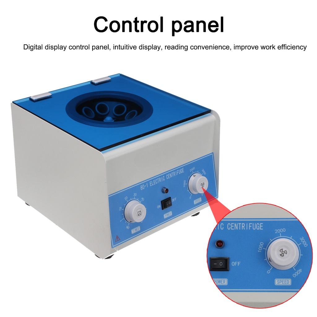 4000RPM Αποτελεσματική Χαμηλότερης Ταχύτητας Φυγοκεντρική Χρονικά Ρυθμιζόμενη Ηλεκτρική Φυγόκεντρος Μηχανή Πρακτικής AC110-240V