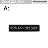 T28Volkswagen Series Aluminum Badge Car Body Stickers Decals Accessories For VW GTI Polo Golf Passat Tiguan T-ROC Arteon Jetta MK6