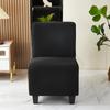 Elastische dicke Einzelsofa-Abdeckung dicke Stuhl-Schutzhülle waschbar armlose Stretch-Stuhl-Sofa einfarbig