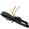 2X Motorcycle Amber LED Mini Turn Signal Indicator Running Light Lamp Full BLACK