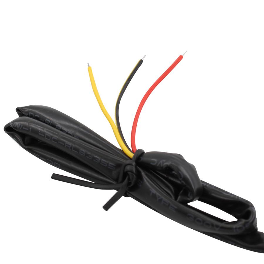 2X Motorcycle Amber LED Mini Turn Signal Indicator Running Light Lamp Full BLACK
