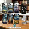 V-Van G-Gogh The Starry Night Phone Case For iPhone 17,16,15,14,13,12,Pro,Max For Magsafe Magnetic Wireless Charging
