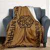 Dungeon Roll Flannel Blanket Throw Blanket Soft Warm Sofa Bed Camping Home Decor Unique Christmas Gift C92689