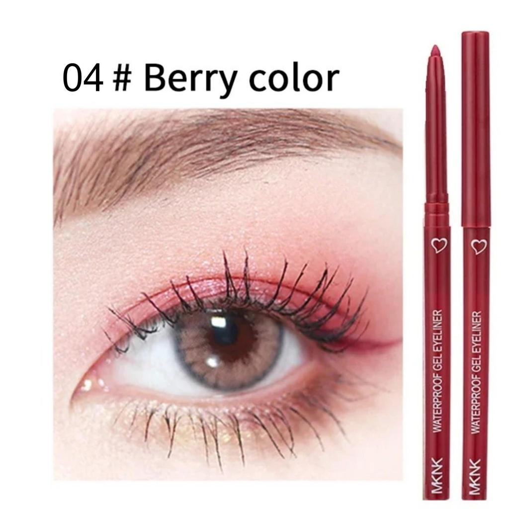 Brown Eyeliner Pencil Waterproof Long-lasting Blue Black Brown Easy Wearing Eyeliner Pen
