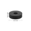 50pcs Rubber O-Type Washers 20Mm Od 6Mm Id 5Mm Thick Black Vibration Damping Isolation Mount For Machinery Equipment Anti