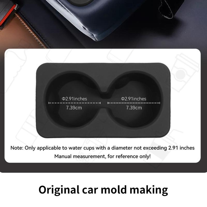 Odorless Flexible Car Cup Insert Drink Organizers Suitable For Vehicle Interior Upgraded Waterproof Antispill Accessory