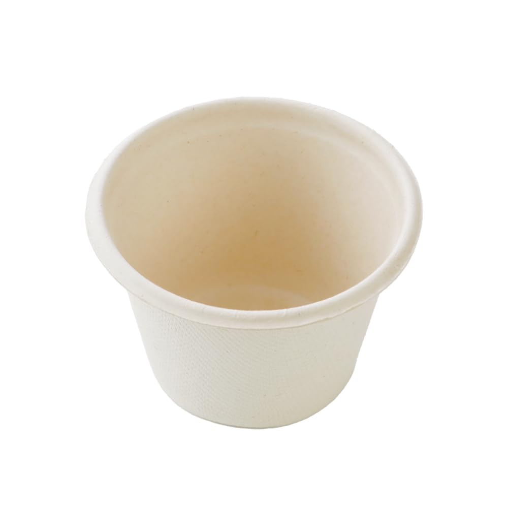 ECO&BASIC Mini Cups, 3oz (90ml), Disposable, Pack of 50, CE-L048