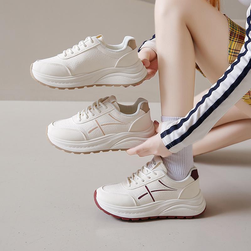 Ins Korean Version of the New Dad Shoes for Women 2025 Autumn Student Sports Running Shoes Casual Shoes Platform Height Increase HB950