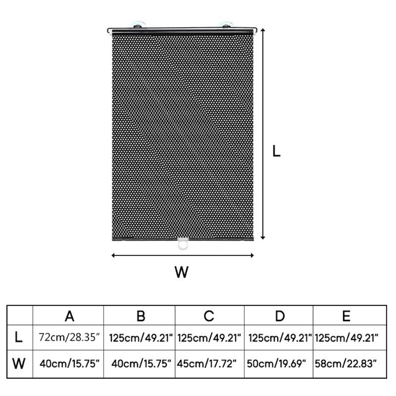Retractable Windshield Sun-Shade Car Sunshade Curtain Universal Car Accessories Sun Visor Protector Car Roller Shade