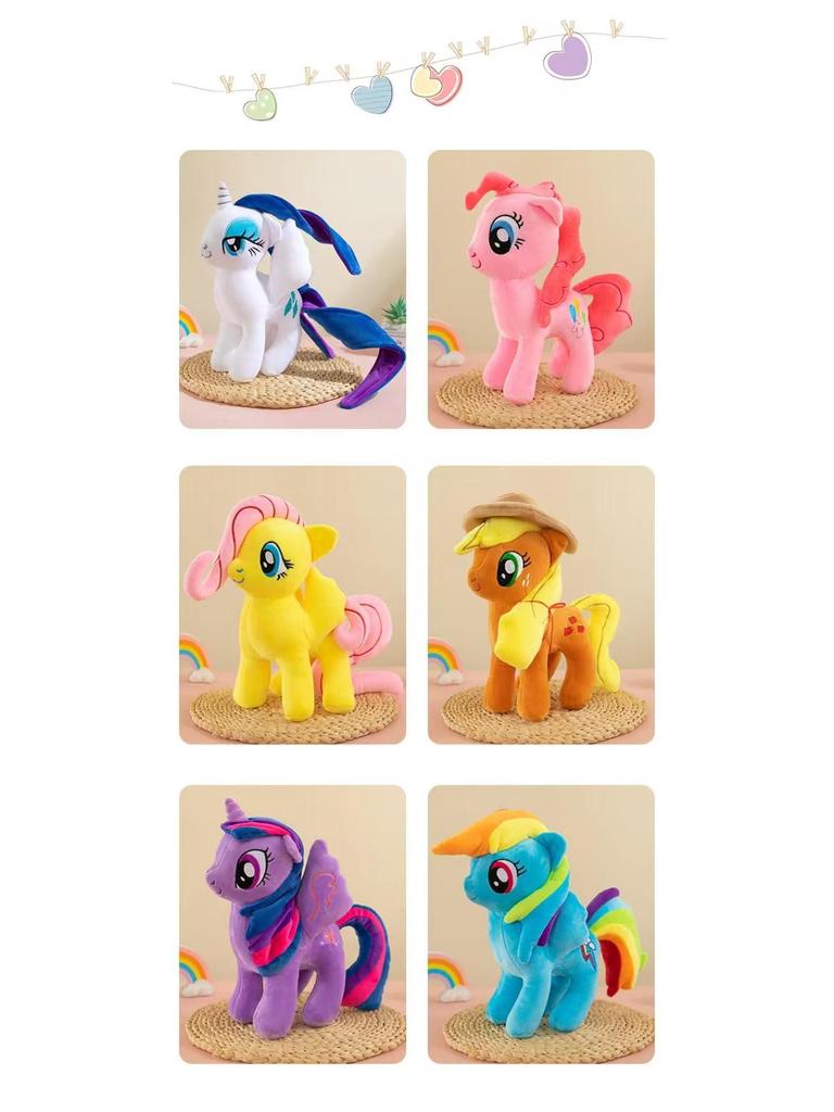Trendy Internet Celebrity Pony Plush Doll Pillow - Cute Rag Doll Gift for Girls