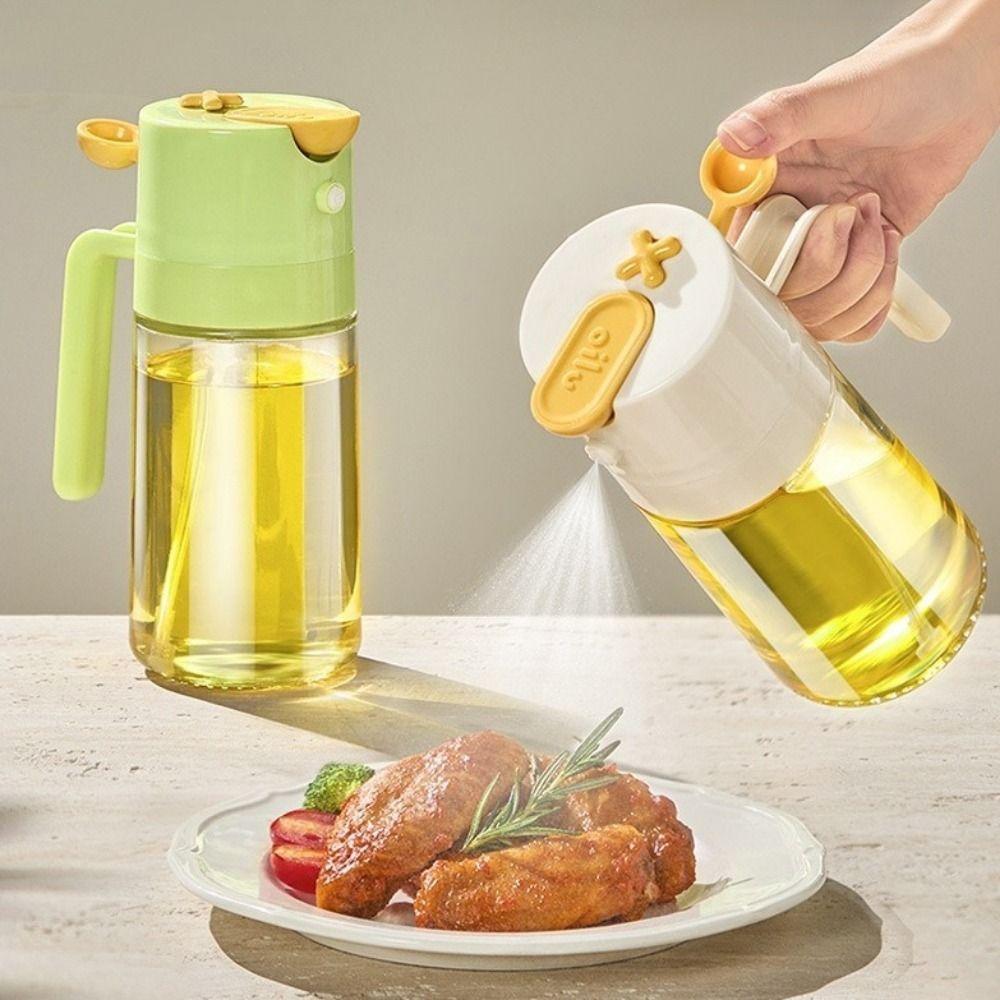 Glass Oil Spray 460ml Oil Storage Bottle Practical Cooking Spray Bottle  Baking