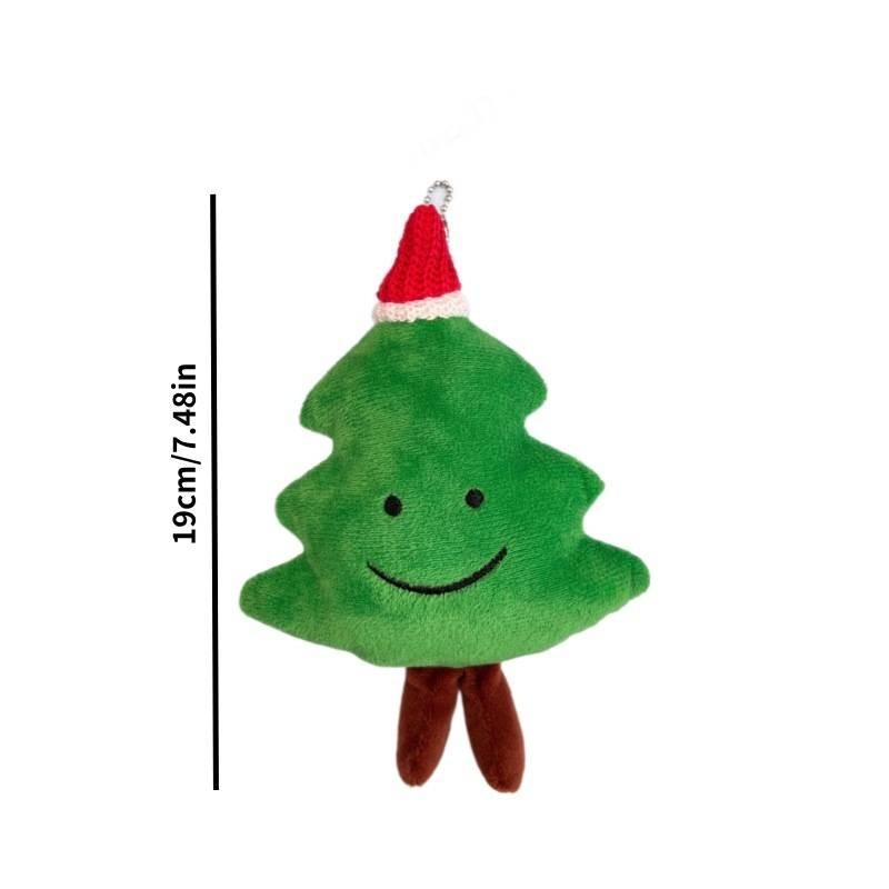 Christmas Tree Tree Keychain Christmas Decorations Plush Toy Pendant Gift Doll