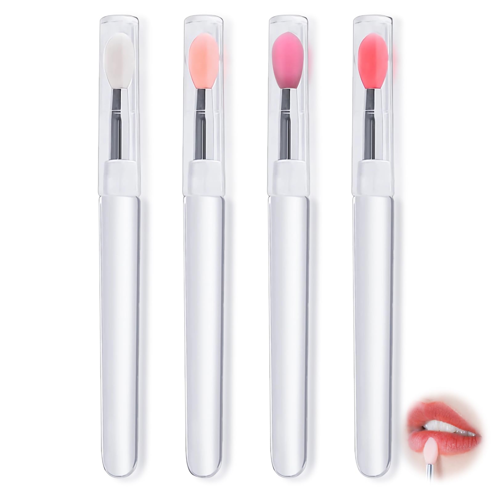 

WXVOVXW Силиконовая кисточка для макияжа губной помады Recon Mask Mask 4 4 Портативная кисточка для губ Подходит для чувствительной кисти для макияжа Кисть, Кисть, Кисть, Набор, Кисть,