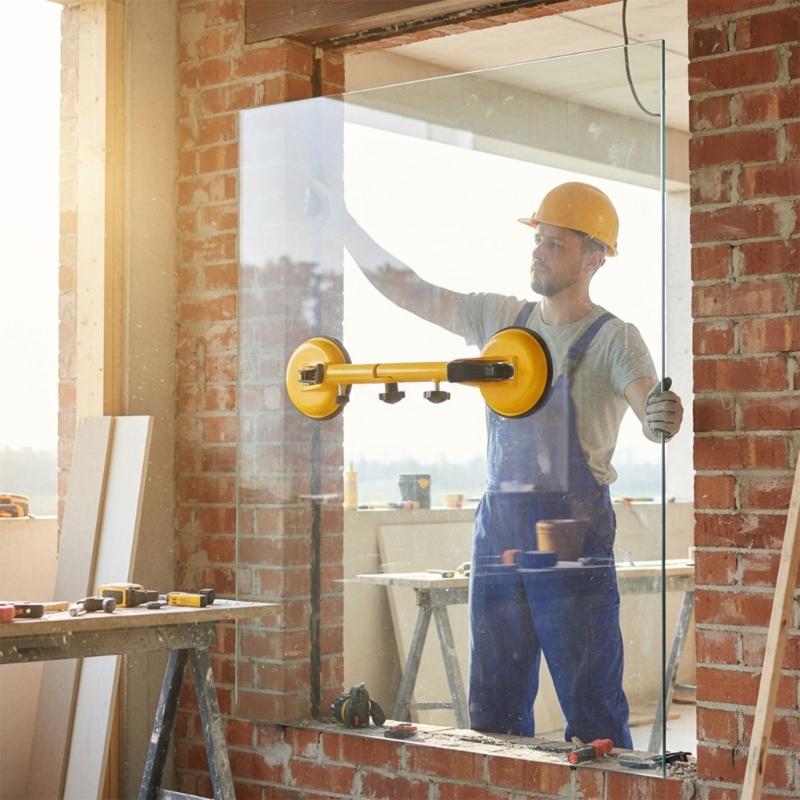 Heavy Duty 4.65" Vacuum Suction Levelers Accuracy Gaps Adjustment 0 2Inch Ranges Solid Aluminum Alloy Construction