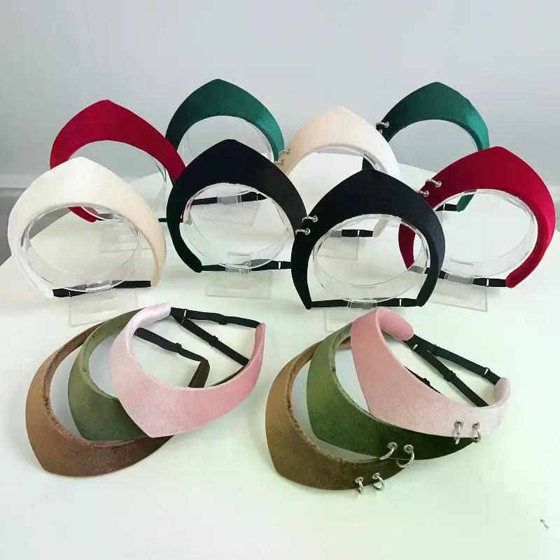 Crown Velvet Headband For Women European And American British Retro Hairpin Headband For Girls Home Leisure Headwear Gift