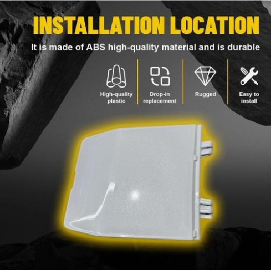 For Mitsubishi Outlander -2024 Pearl White Front Bumper Tow Hook Cover Cap