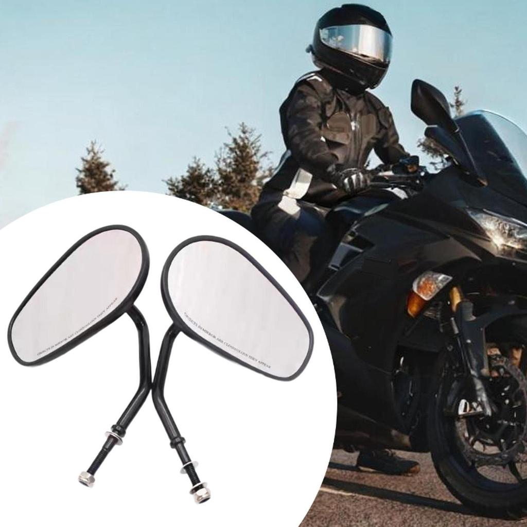 2 Pieces Motorcycle Rear View Mirrors High Performance Parts Sturdy Practical Professional
