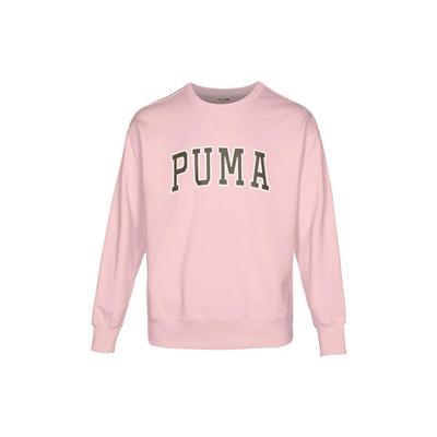 Puma Logo Buchstaben Print Muster Rundhals Pullover Langarm Sweatshirt Unisex Sweatshirt Rosa 536769-16