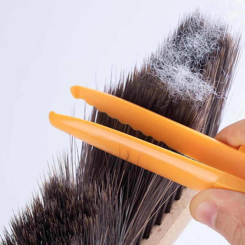 

Cute Carrot Shape 2-In-1 Garbage Clip Dust Stain Removal Shovel Kitchen Sink Cleaning Tools Bathroom Hair Catchers Clips