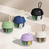 Mini Pill Storage Box with 4 Compartments Clear Visible Portable Travel Pill Case Medication