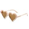 2026 Cute Ice Cream Kids Sunglasses Heart Frame UV Blocking Sweet Party Photo Props For Girls Children Birthday Gift KJ243