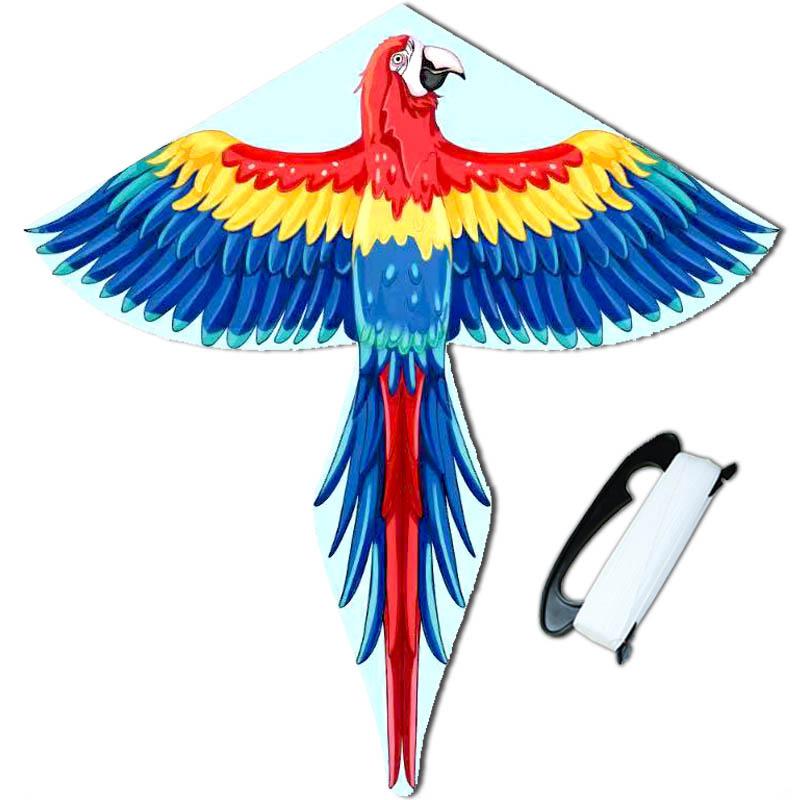 

Cute Lifelike 3D Bird Kite With 100M Handle Line & 1.4M Tail Bird Kite Animal Kite Outdoor Toys For Children