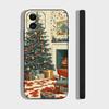Merry Christmas Tree Phone Case For IPhone 17 Air 16 15 14 13 Pro Max 11 12 Black Silicone Cover