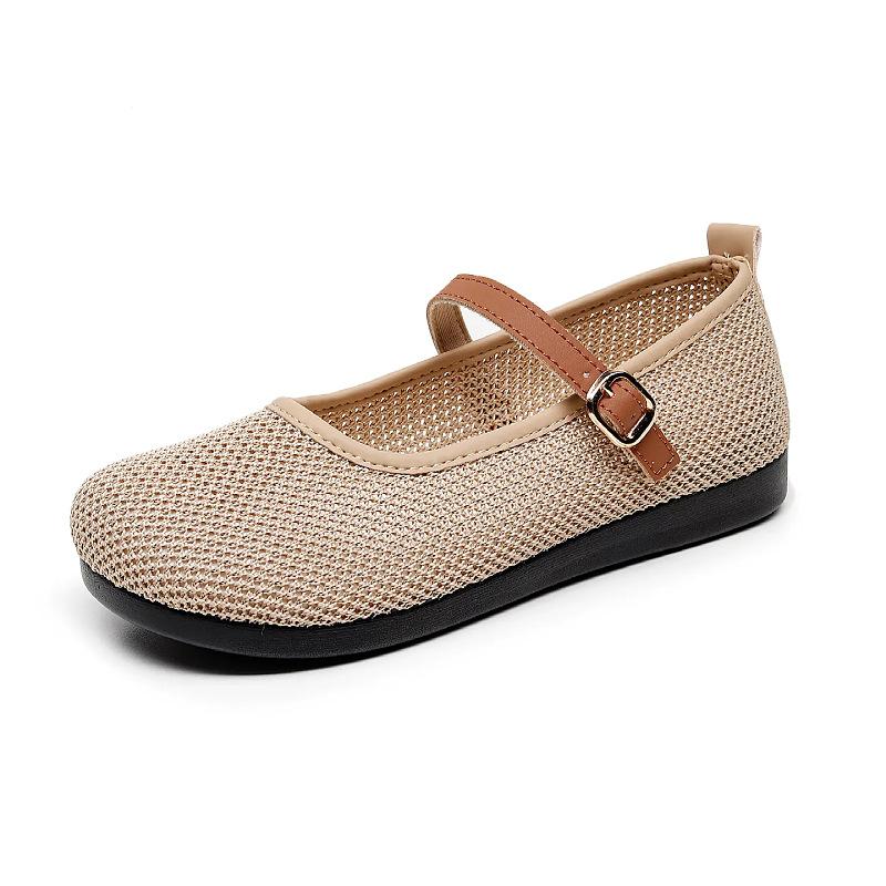 Customized New Old Beijing Cloth Shoes Breathable Women's Summer Versatile Casual Mesh Surface One Pedal Soft Sole Not Tired Feet