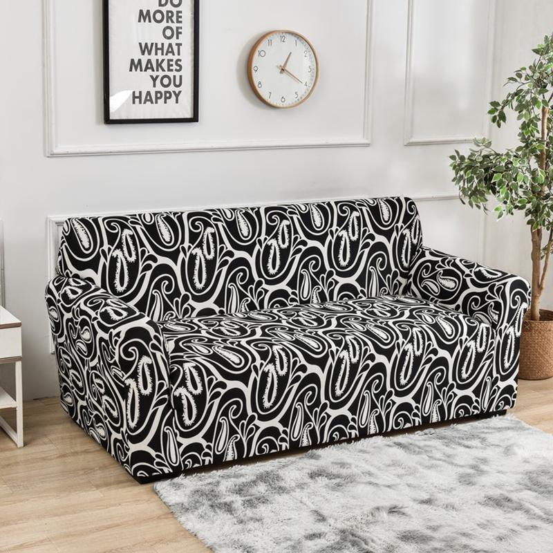 Soft Stretchy Sofa Cover for Corner Sofa L-shaped Sectional Sofa Full Wrap Slipcover for Armrest Sofa