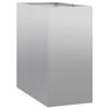 VidaXL Jardinière 40x80x80 cm acier galvanisé, pot de fleurs, support de plantes, lit surélevé, support de jardinière 860778