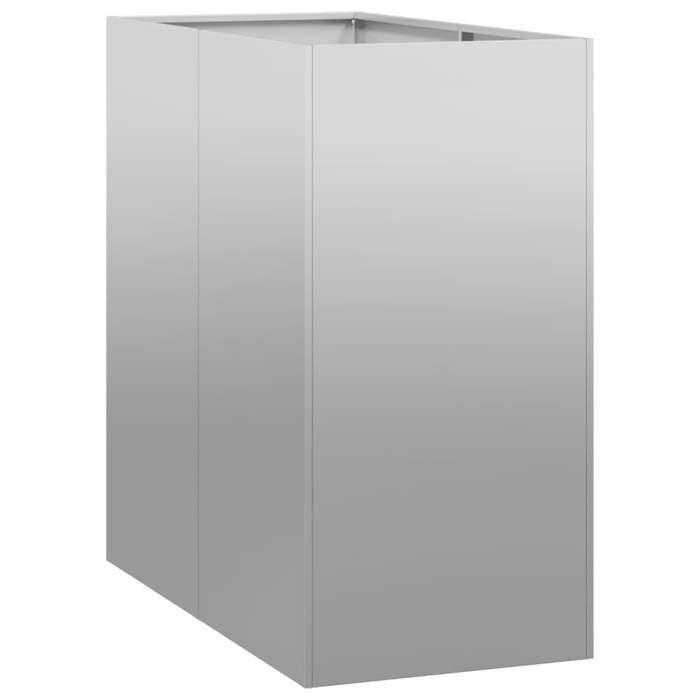 VidaXL Jardinière 40x80x80 cm acier galvanisé, pot de fleurs, support de plantes, lit surélevé, support de jardinière 860778