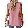 Women's Suit Vest Solid Color Office Casual Tops Cardigan Loose Simple Coat for Women